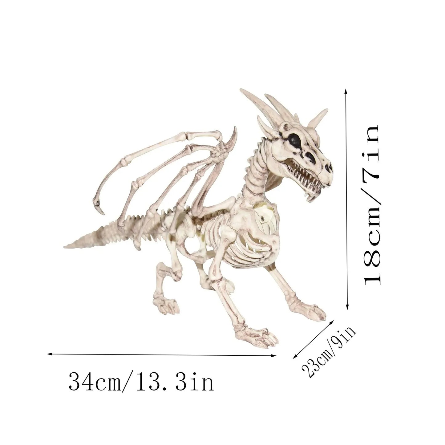 Creepy Halloween Skeleton Animals SimulationBone Props Horror Decoration Set Animal Skeleton Spooky Party Decor Horror Props
