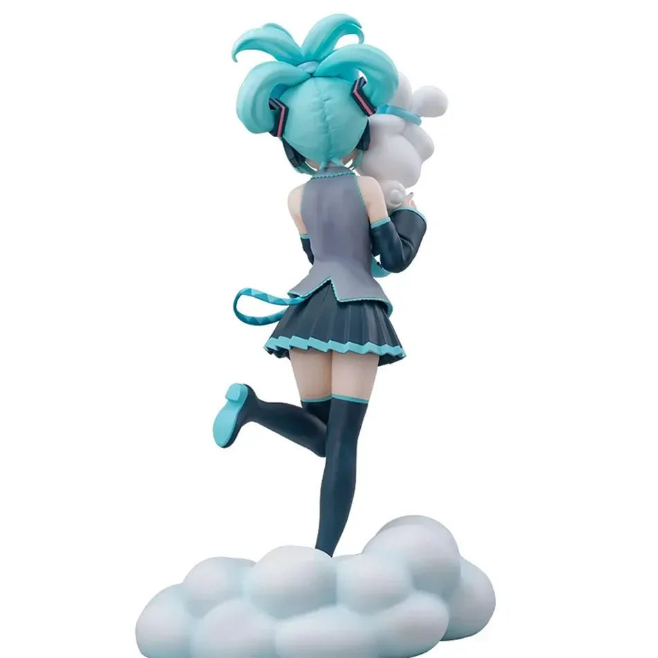 Cute girl Hatsune Miku anime character fashionable suitable for desktop decoration ornaments doll Christmas gift PVC collectible