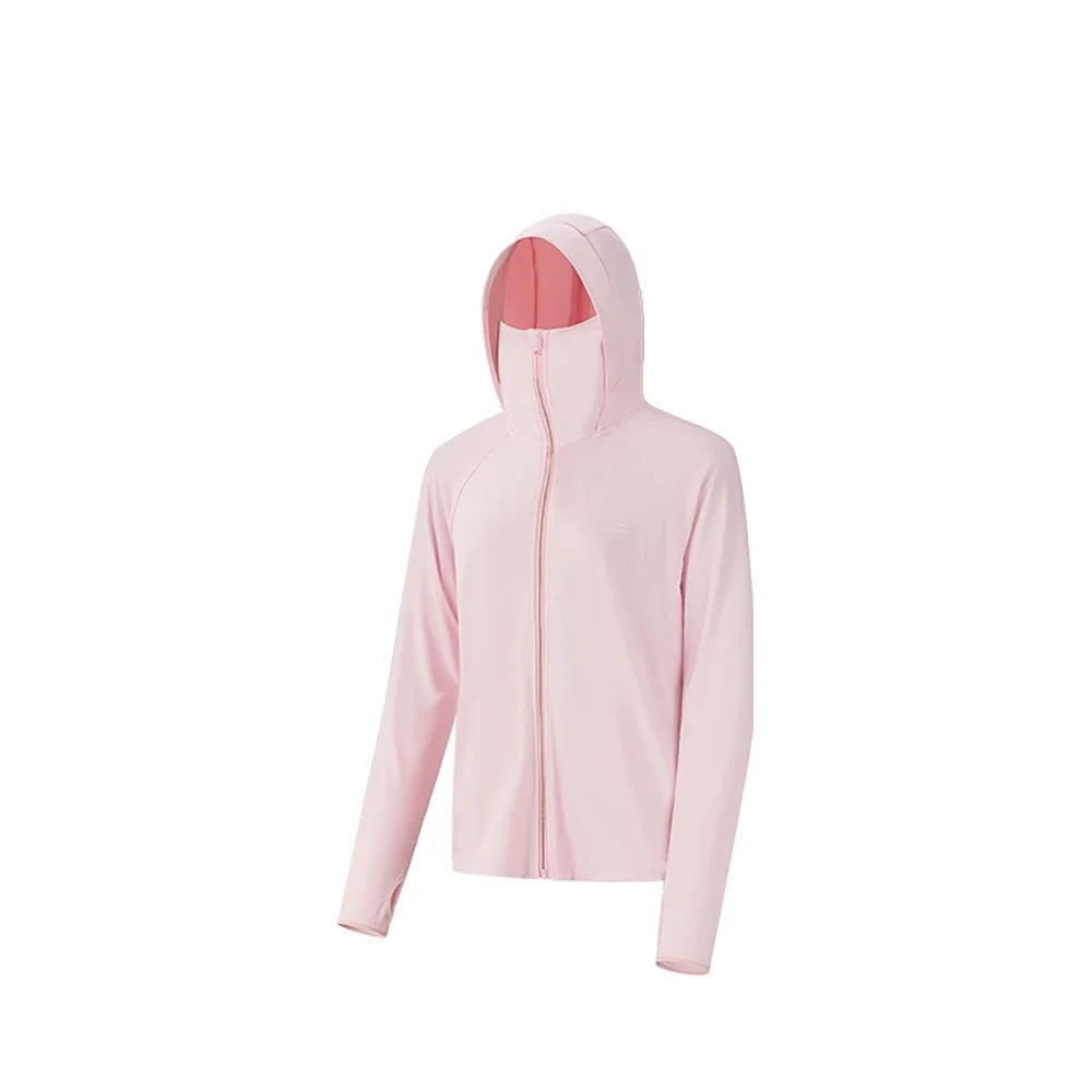 OhSunny Women Clothing Anti-UV Coats Hooded Sun Protection with Strip Loose Breathable Long Sleeve Sport Cycling Clothes