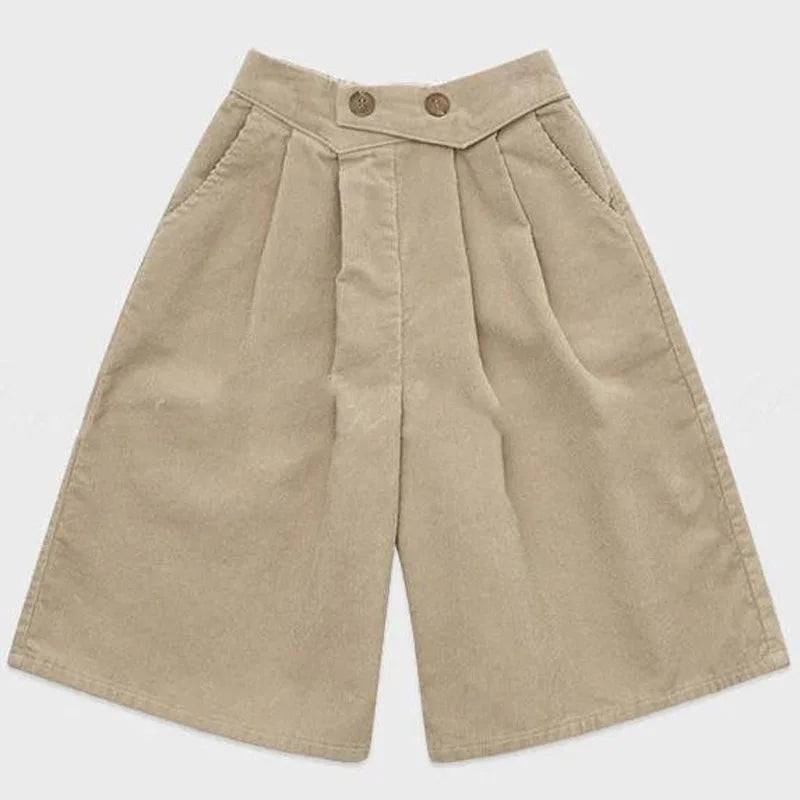 2025 Lou Autumn Girls Blouse and Skirts Set Vintage Kids Sweaters Knitted Cardigan Casual Pant Winter Warm Outwear Coats Suit