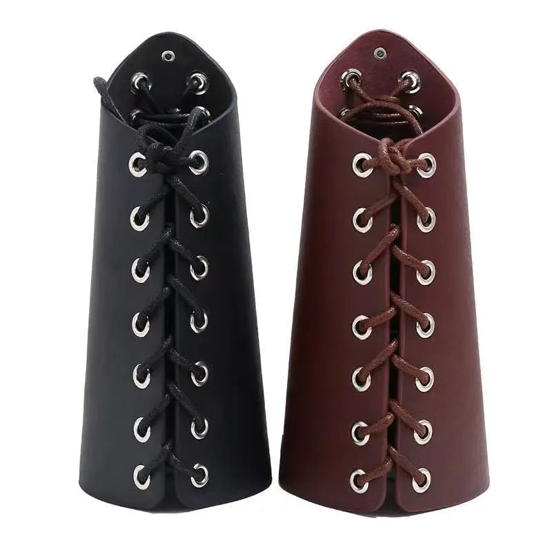 A combination of two medieval knight wristband accessories, Viking retro set, carnival Halloween party decoration
