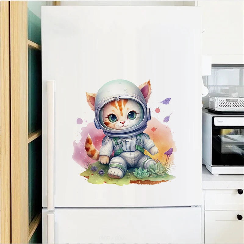 C204# Cute Puppy Wall Sticker For Kids Room Background Home Decoration Mural Living Room Wallpaper Funny Decal