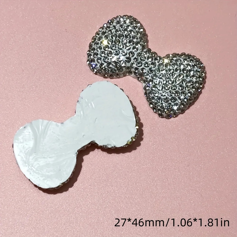 4Pcs Y2K Bling Diamond Metal Purse Presum Bottle Brand Bag Lips BB Key Junk Phone Case Ipadcase Decoration Charms Diy Crafts