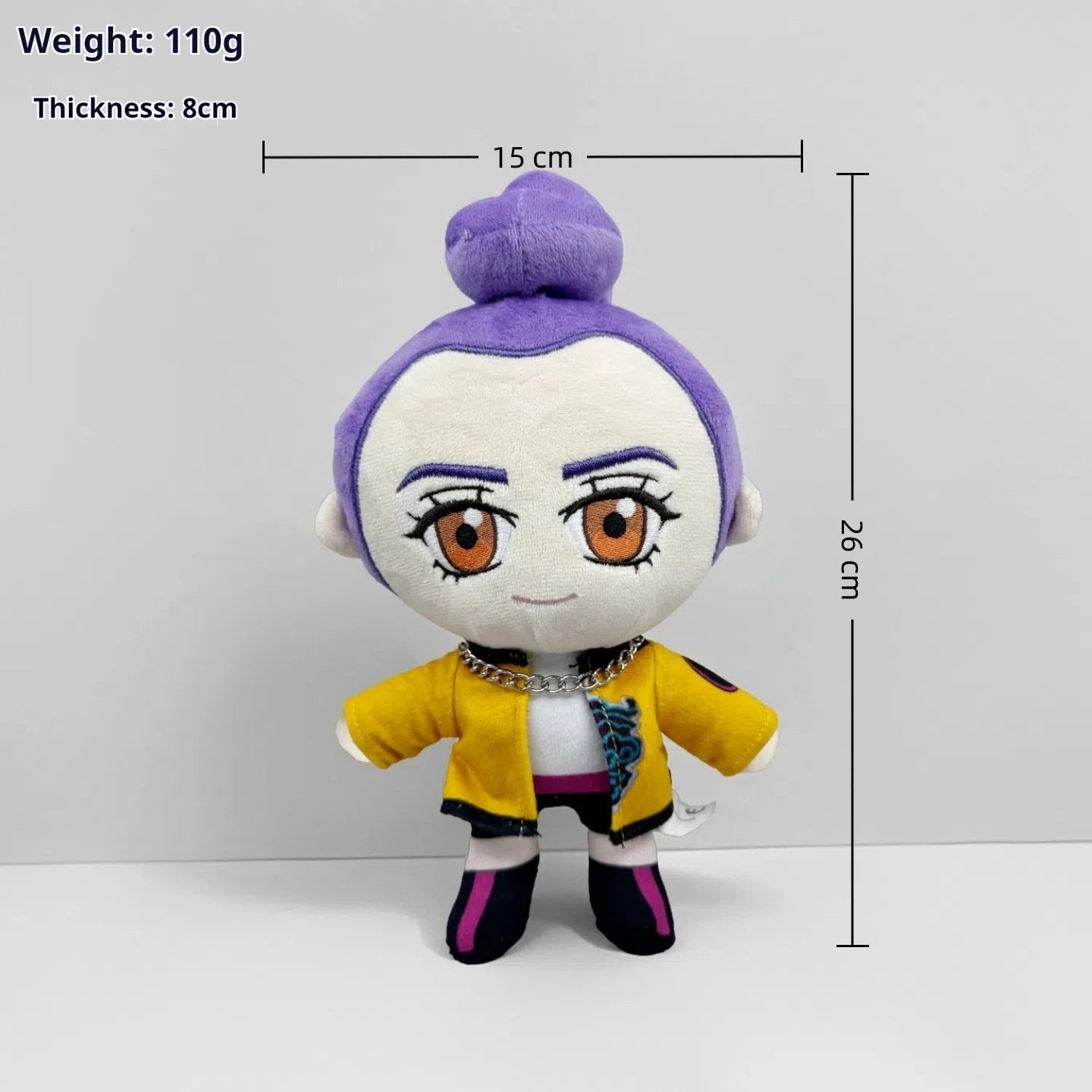 25cm Cute Kpop Demon Hunters Plush Doll Celebrity Fans Blue Tiger Doll Tv Themed Plush Toys Sofa Car Decoration Christmas Gift