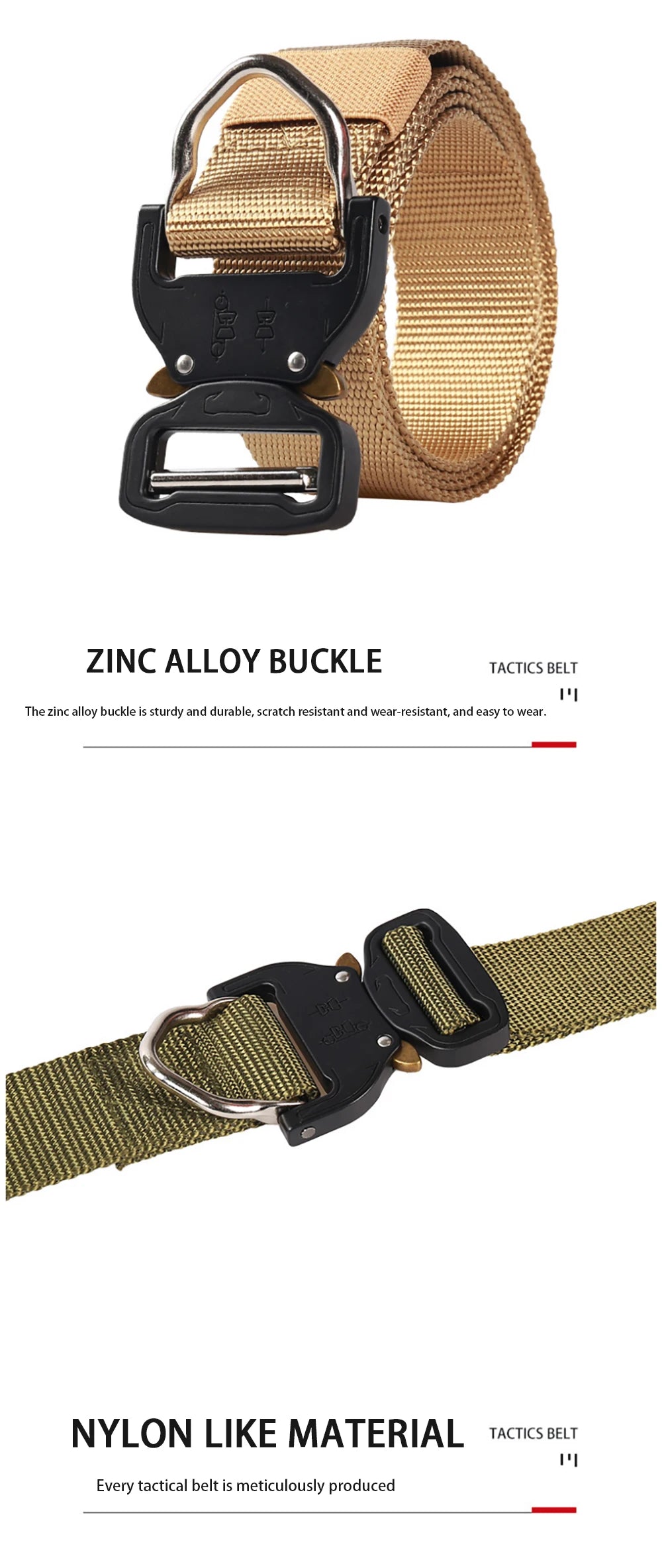 1pc Men's Belt Outdoor Tactical Belt Multi-Function Buckle Nylon Belt High Quality Alloy Buckle Belt Sports Canvas Neutral Belts