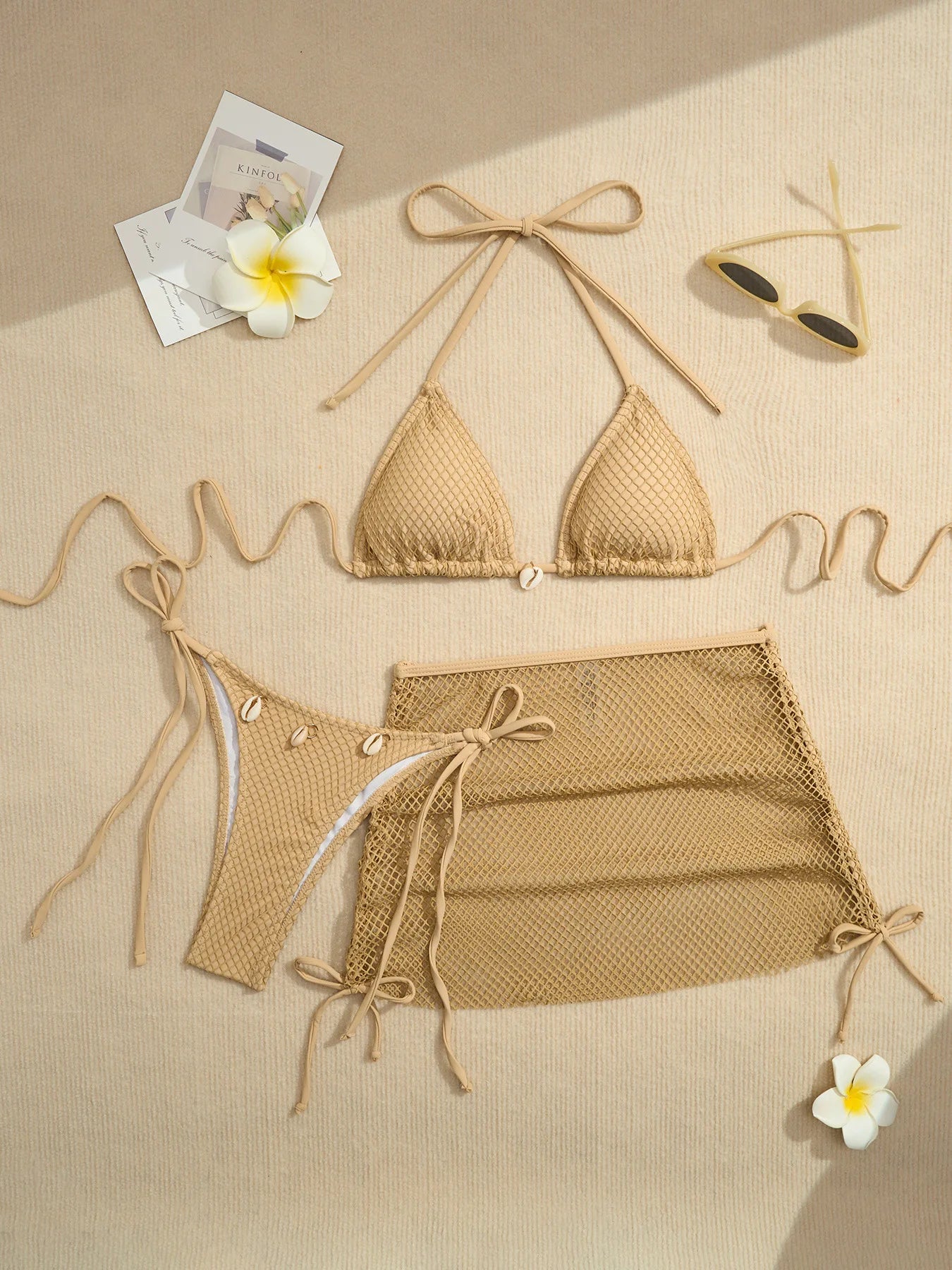 New Sexy Bikinis Female Swimsuits Women Three-Piece Swimwear Beach Swimming Wear Bathing Suits Brazilian Bikini Set Pool Bather