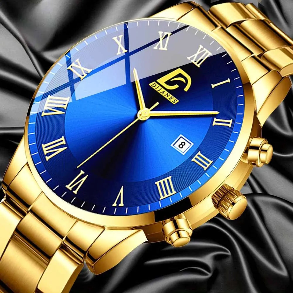 5 Pcs/set of Casual Fashion Quartz Watch Set, Two Watches, Three Pieces of Wear Jewelry, Wear Comfortable, Fashion Accessories