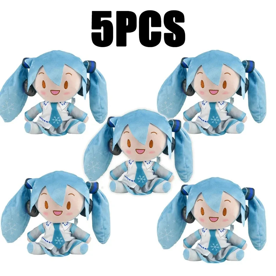 NEW 20/25cm Japanese Anime Plush Stuffed Toy Hatsune Miku Plush Doll Soft Pillow Future Doll Cute Christmas Gift For Children