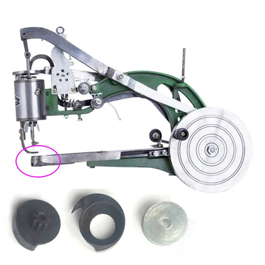 Small Bobbin Chinese Patcher Accessories Bobbin Case Holder Hook Axis Manual Shoe Making Sewing Machine