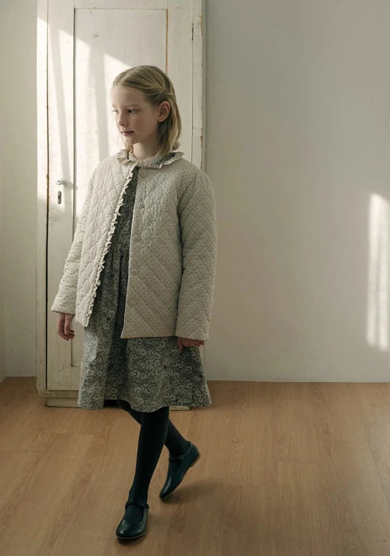 2025 Lou Autumn Girls Blouse and Skirts Set Vintage Kids Sweaters Knitted Cardigan Casual Pant Winter Warm Outwear Coats Suit