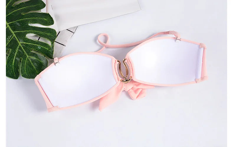 New Sexy Bikinis Swimsuits Women Swimwear Push Up For Female Beach Swimming Wear Bathing Suits Brazilian Bikini Set Pool Bather