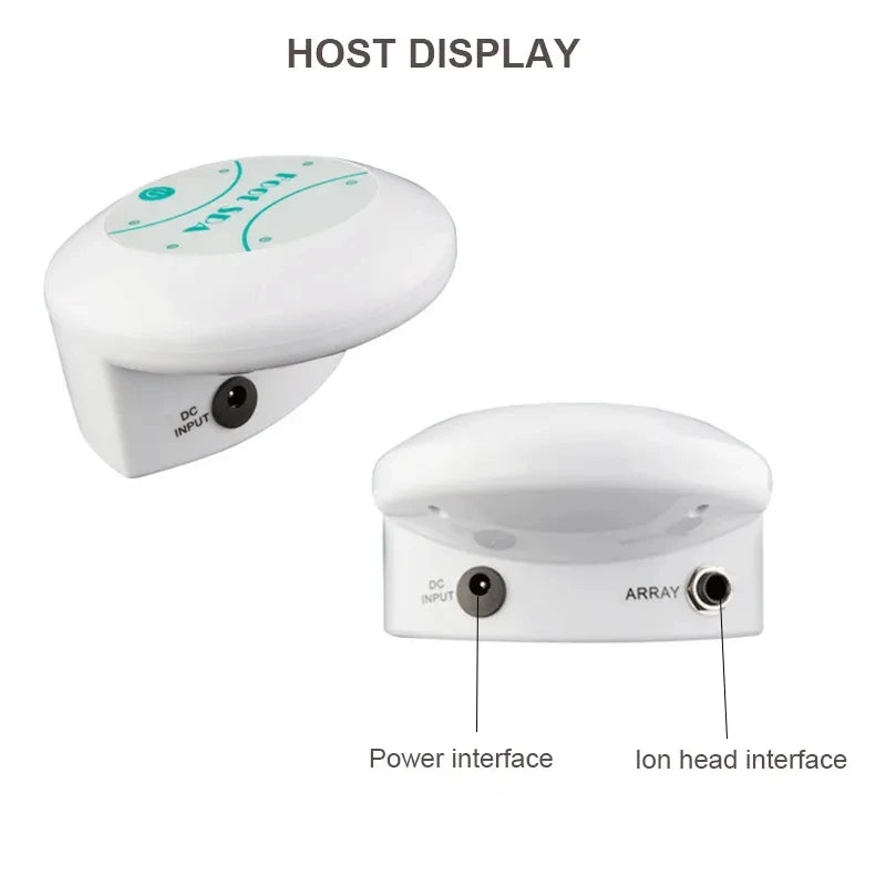 Ionic Detox Foot Bath Massage Machine with Basin Electric Foot Spa Bath Massager Deep Tissue Clean Vibrant Whirlpool Care Arrays