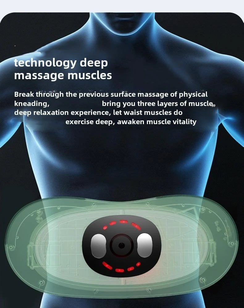 JAIYORL Electric Lumbar Traction Massager Adjustable Vibration Waist Spine Support Back Massage Machine Waist Masajeador