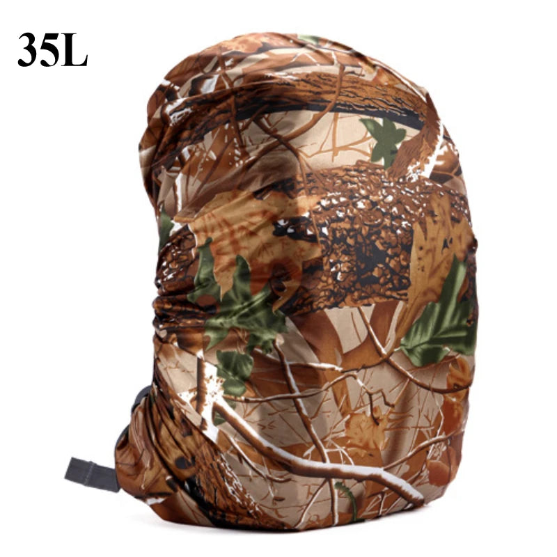 35/45L Adjustable Waterproof Dustproof Backpack Sport Bag Rain Cover Portable Ultralight Shoulder Protect Outdoor Tools Hiking