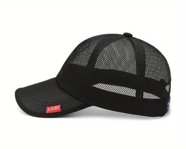 Summer Hats For Men And Women Mesh Baseball Caps Fashion Embroidered Visor Hat Outdoor Embroidered Letter Sun Protection Hat