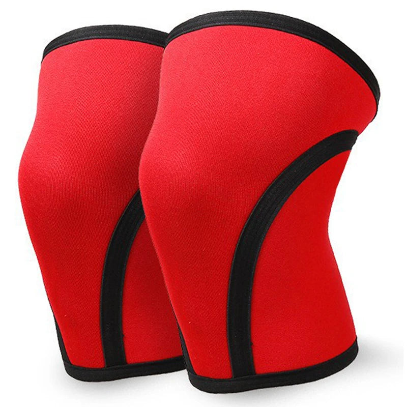 7mm Neoprene Weightlifting Sport Knee Pads Compression Powerlifting Squat Gym Training Knee Support Protector Basketball Kneepad