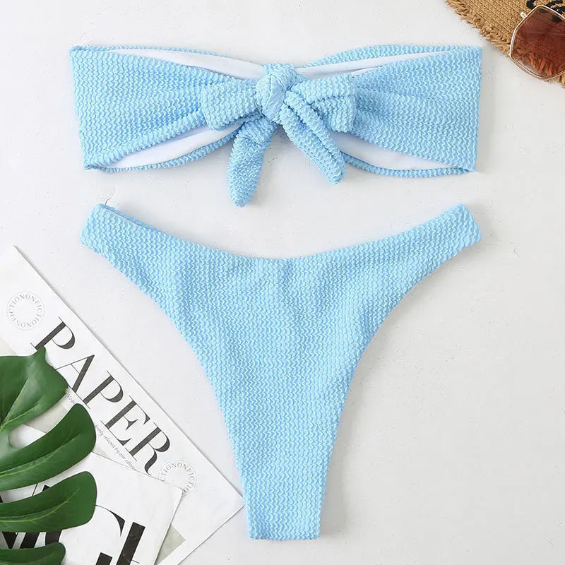 Summer Sexy Bikinis 2025 Women's Swimwear Female Swimsuit For Swim Wear Bathing Suits Brazilian Bikini Set Beachwear Pool Bather