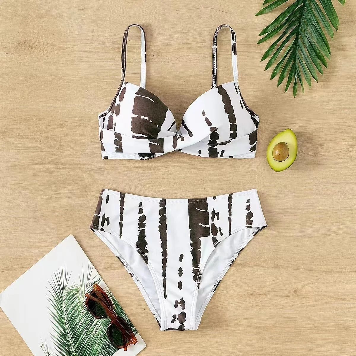 Sexy Push Up Bikinis 2025 Women Swimwear Underwire Female Swimsuit Swimming Bathing Suits Brazilian Bikini Set Beachwear Bather