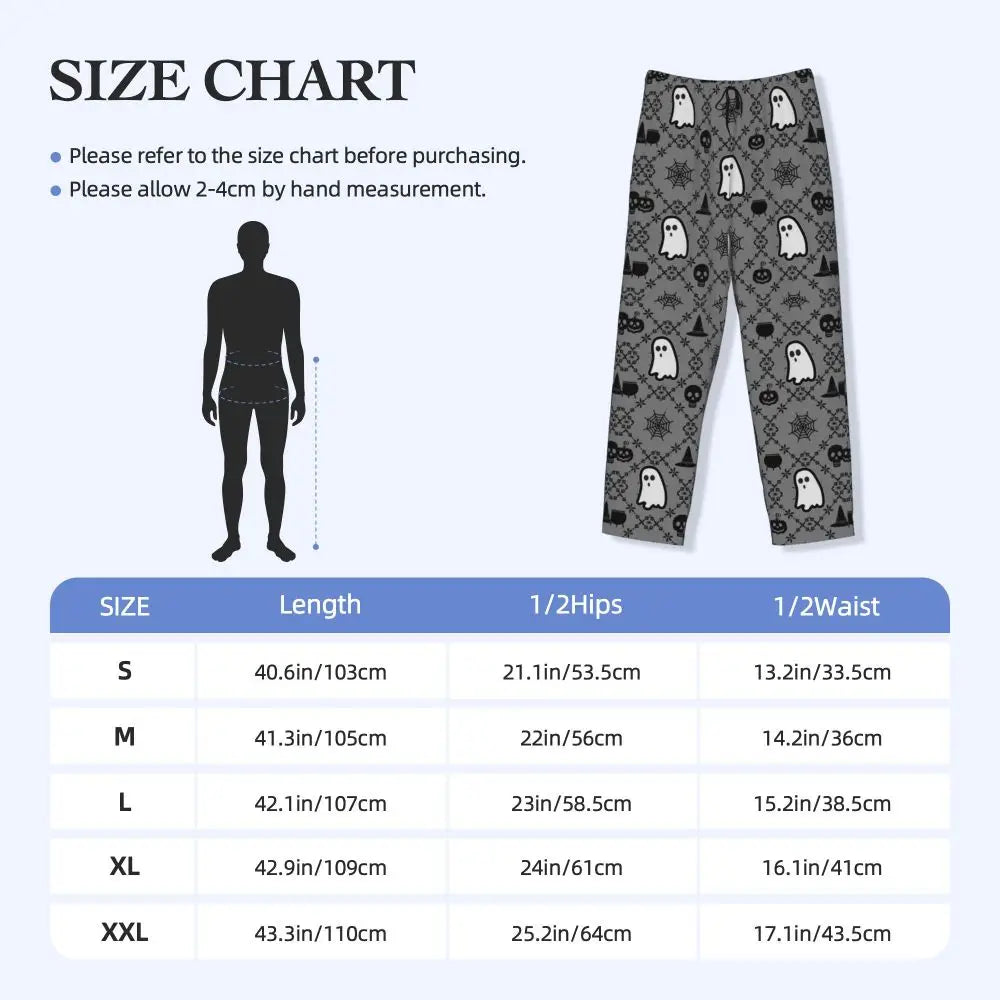 Custom Cute Spooky Halloween Bats Black And Purple Pajama Pants for Men Lounge Sleep Drawstring Sleepwear Bottoms with Pockets