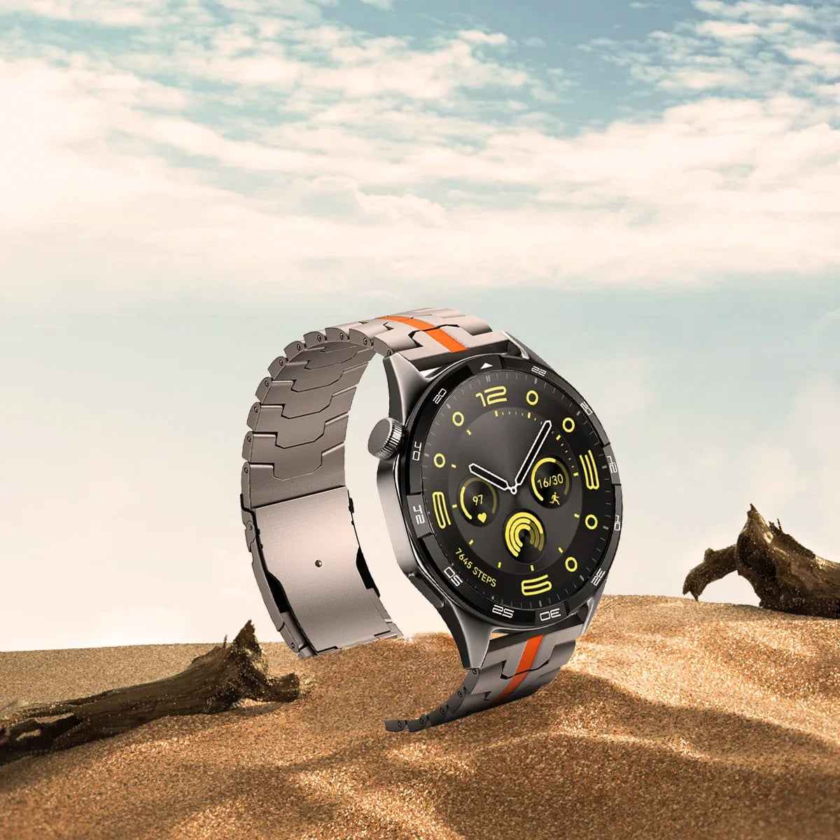 22mm Titanium Strap for Huawei Watch GT5 GT4 46mm Watch 4/4 Pro Band for Amazfit Balance Active 2 Luxury 20mm Watchband Bracelet