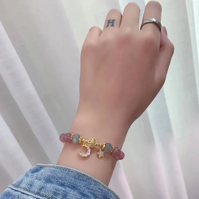 5pcs/Set Halloween Grimace Beaded Bracelet Set Holiday Party Skeleton Witch Pumpkin Head Woman Jewelry New Party Year's Gift