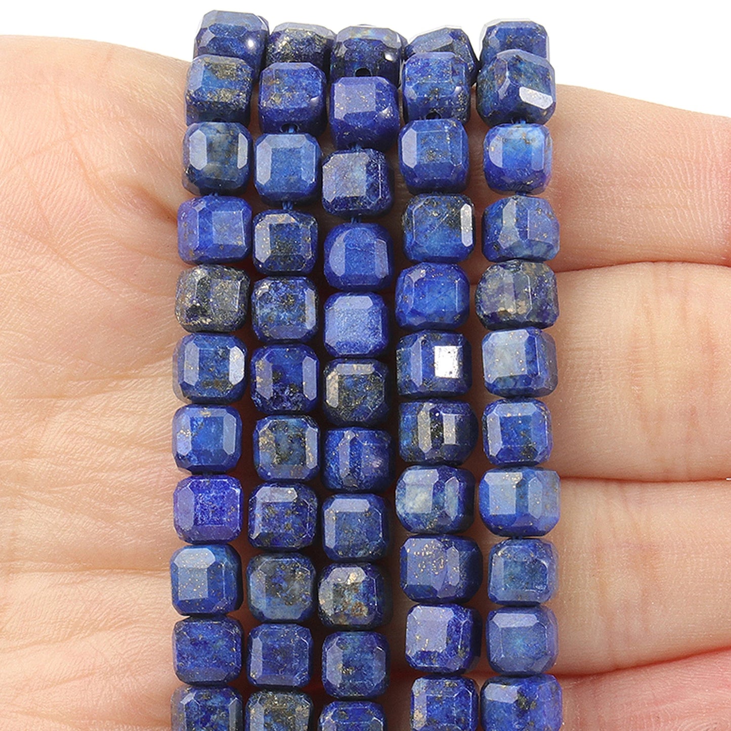 Faceted Natural Tourmaline 5mm Square Cube Shape Beads for Jewelry Making Diy Bracelet Necklace Beading Accessories