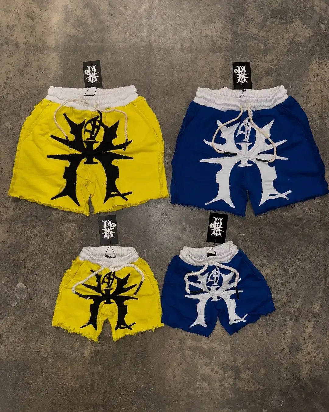 Harajuku's New Trendy Clothing High Street Fashion Shorts Y2K Punk Style Embroidery Casual Shorts Hip Hop Oversize Sports Shorts