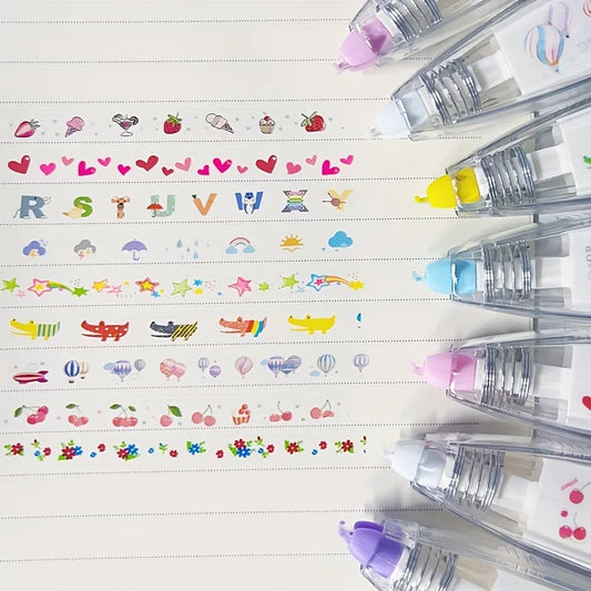 1pc Cute Kawaii Mechanical Design Correction Tape - Perfect for Decorating Diaries and School Supplies