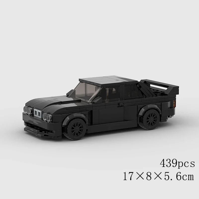 MOC Car Speed R34 488 Pickup R32 Racing Vehicle Model Building Block Super Race brick Christmas Gift City Technical rally sport