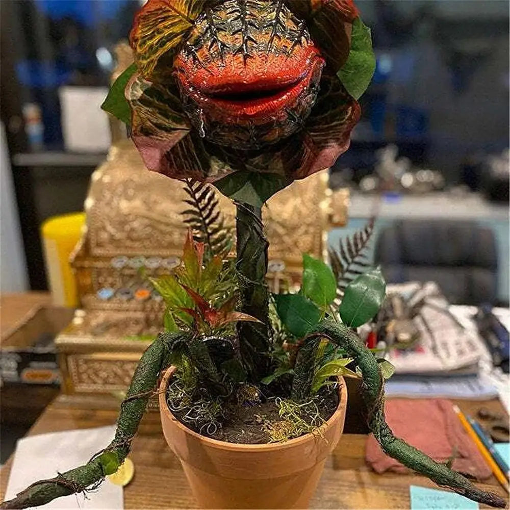 Halloween Resin Audrey II Piranha Plant Decoration Pop Movie Little Shop Of Horrors Statues Audrey II Figurine Garden Sculpture