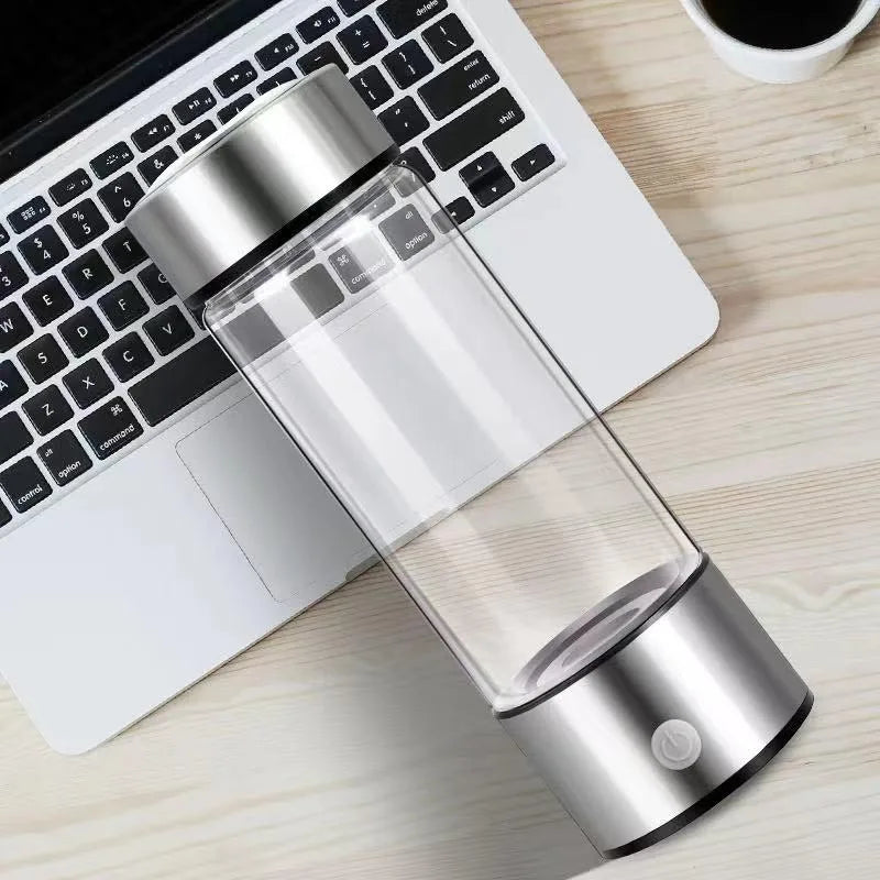 Portable 420ml Hydrogen-Rich Water Cup Electric Hydrogen Rich Water Generator Bottle Titanium Quality Filter Antioxidant Lonizer
