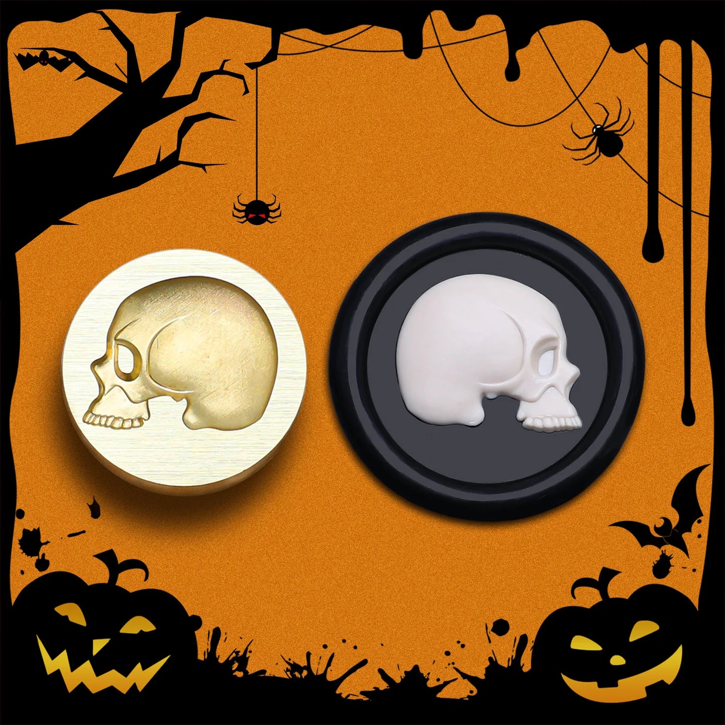 Wax Seal Stamp Halloween A Copper Head For Christmas Gift DIY Scrapbooking & Stamping Cards Envelopes Card Making Supplies