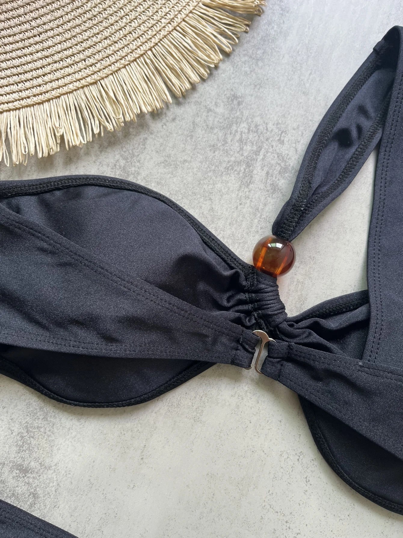 2025 Sexy Bikinis Solid Swimsuits Women's Swimwear Push Up Female Beach Swim Wear Bathing Suits Brazilian Bikini Set Pool Bather
