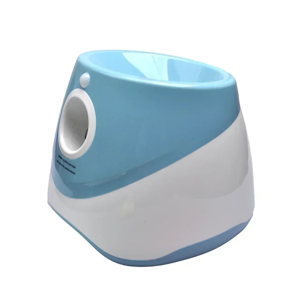 Automatic Dog Ball Launcher with 3 Distance Settings for Indoor & Outdoor Play, Keeps Pets Active & Healthy.