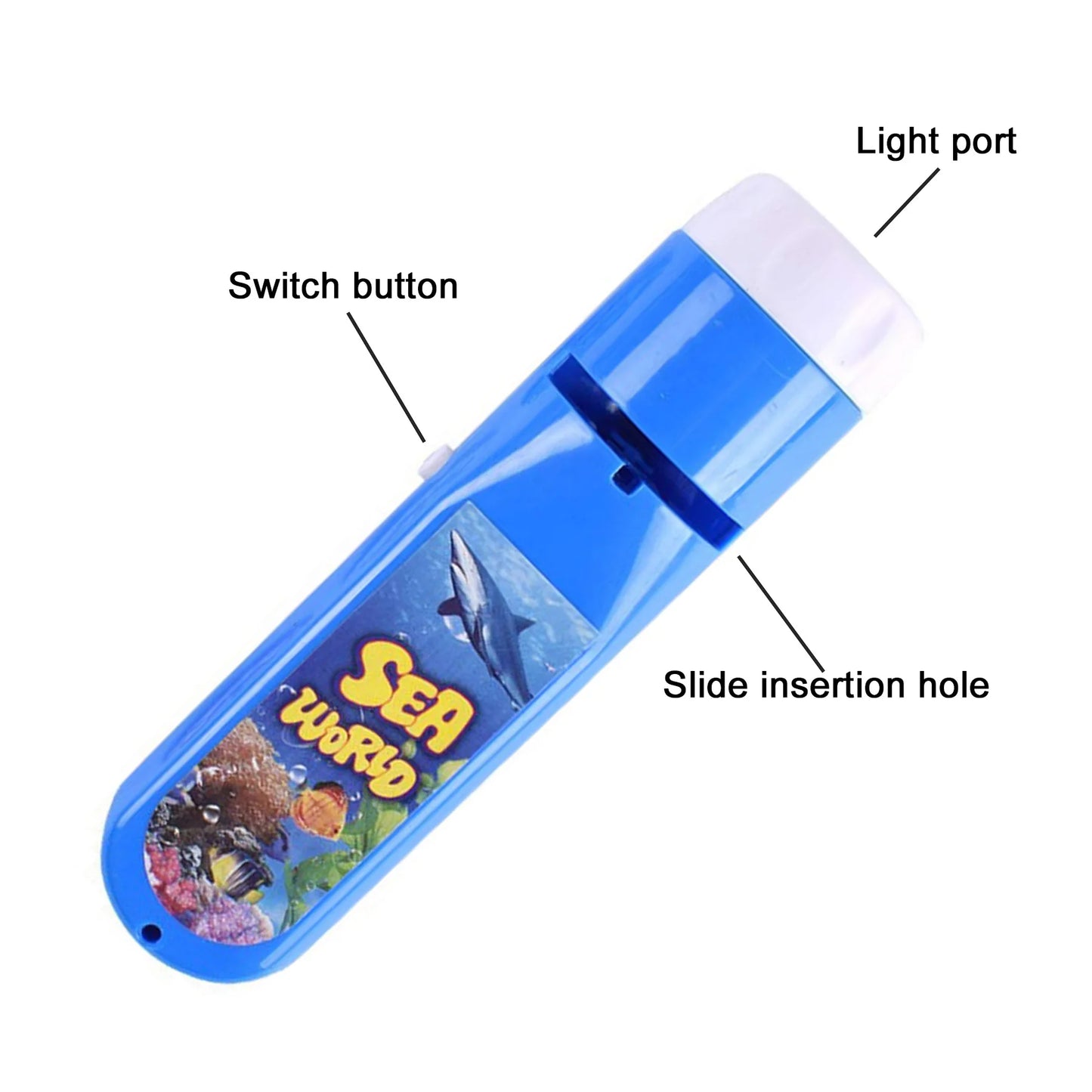 Children Fun Projector Light Flashlight Puzzle Early Education Projection Light for Kids Baby Bedtime Toy Christmas Gift TMZ