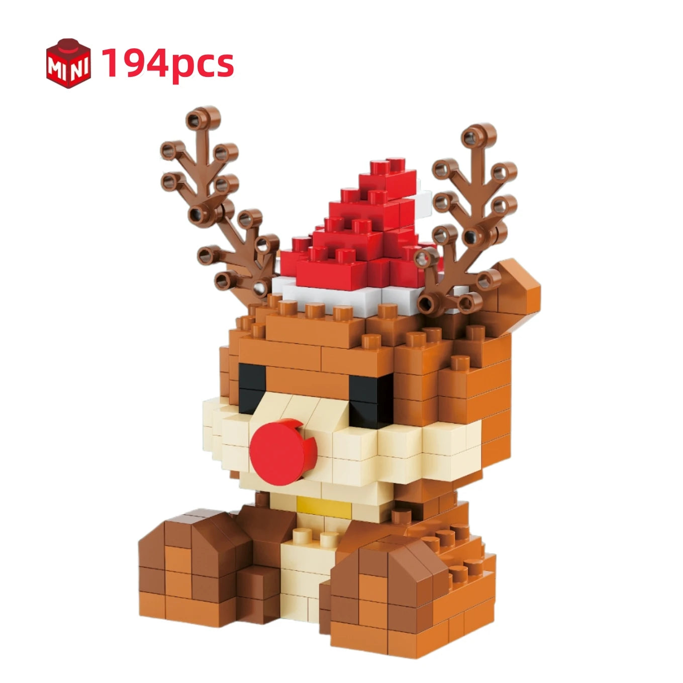 Children Mini Christmas Gift Micro Building Blocks Creative 3D Santa Claus Snowman Tree Decor Holiday Toy Set For Kids