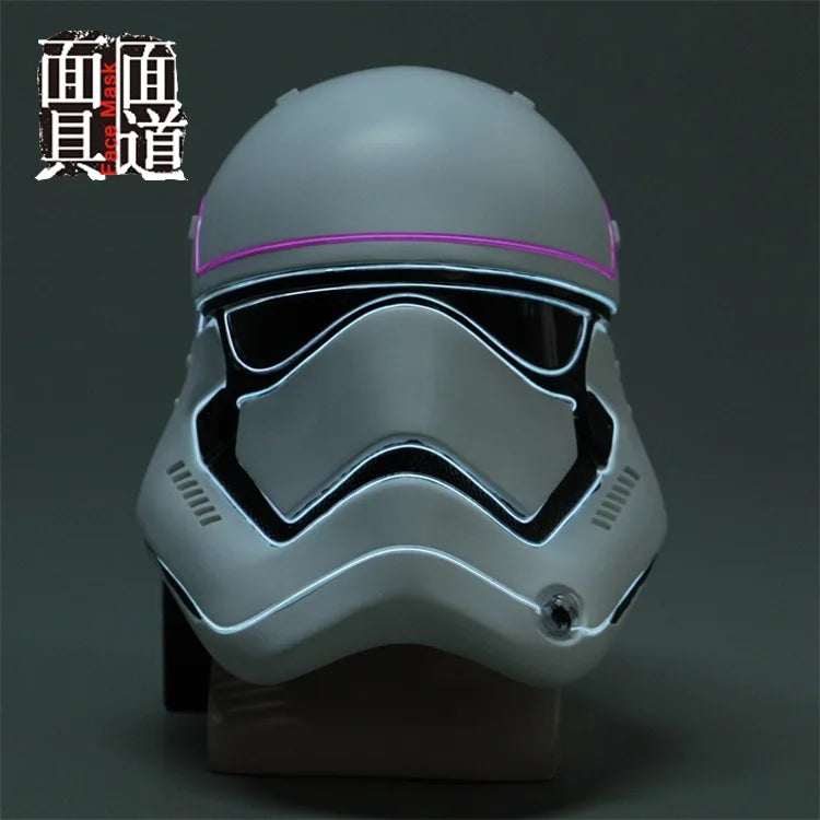 Halloween Live Role Play Props White Soldier Star Wars Helmet Mask The Force Awakens Stormtrooper Battle Helmet Ornament