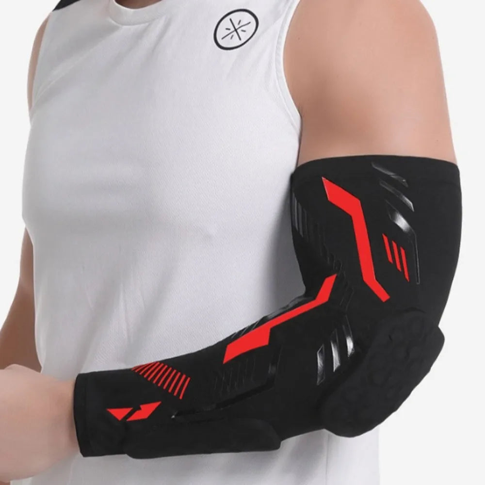 Separate Elbow Pads Honeycomb Dual Anti-Collision Elbow Brace Guard Compression Support Protective Arm Sleeve Protector