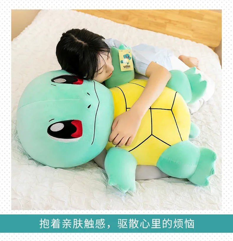 45cm Squirtle Plush Doll Big Size Pokemon Plush Toys Kawaii Stuffed Toys Cute Turtle Pillow Christmas Gift Toys for Boys Girls