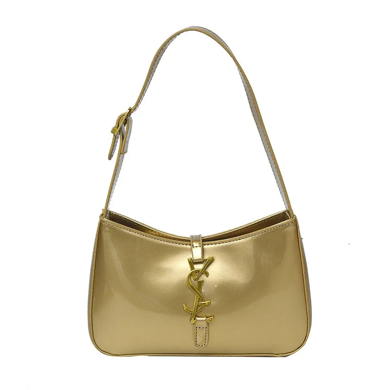 2025 Y2K Underarm Bag for Women, Luxe Boho Shoulder Purse w/Detachable Strap Anti-Theft Lightweight Commuter