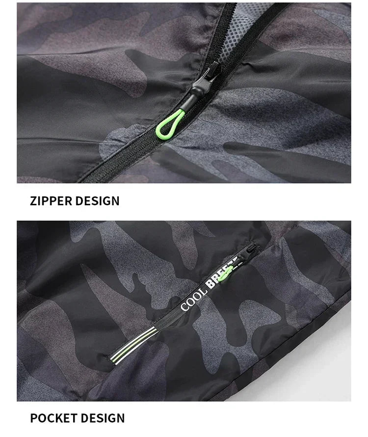 Ice Vest Men's Usb Refrigeration 9 Leaf Fan Jacket Air Conditioner Clothes High Temperature Work Hiking Cooling Fishing Vest New