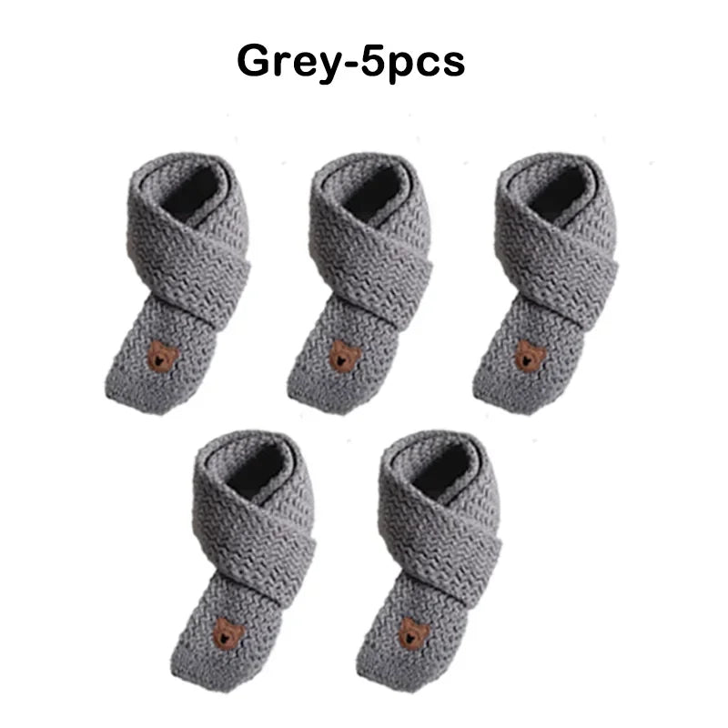 Kids Windproof Scarf Fleece Lined Warm Neck Cover Toddler Winter Scarf Christmas Gift Unisex Baby Outdoor Scarf Korean Cute