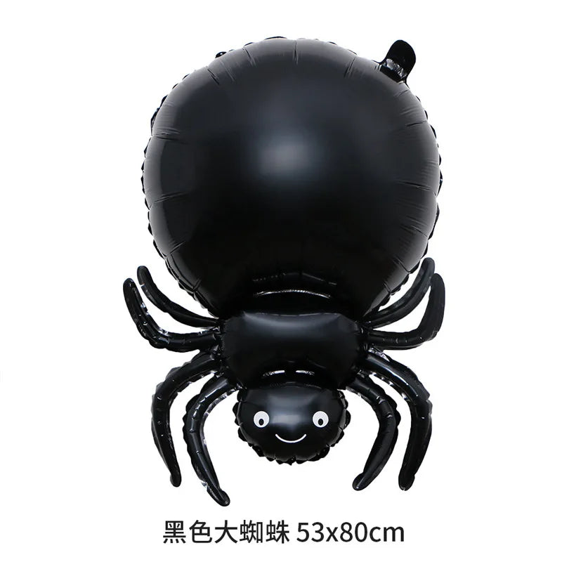 New Halloween Terror Spider Balloon Ghost Festival Party Shopping Mall Event Decoration Home Yard Halloween Photo Props Balloon