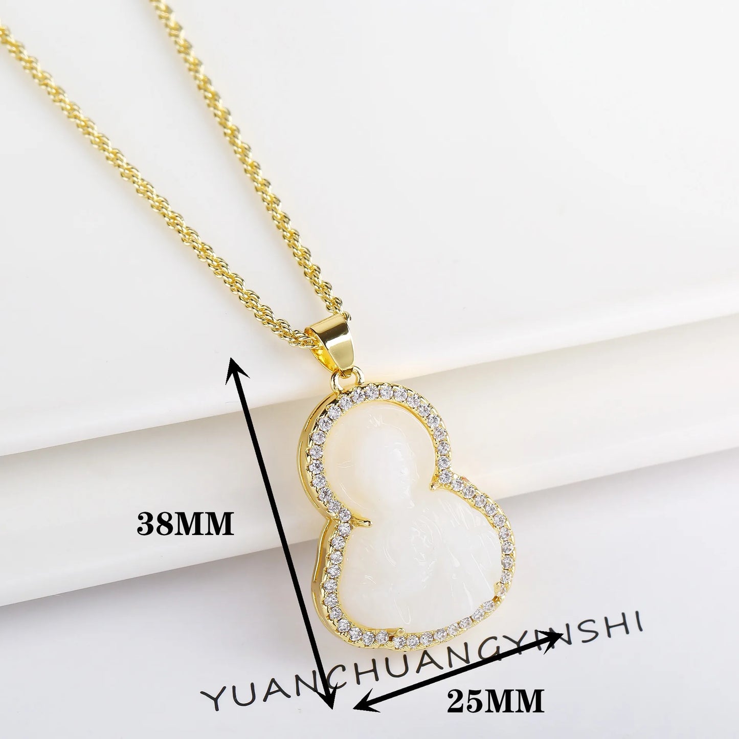 High Quality 4 Color Stone Classic Zirconia St. Jude Judas Pendant Fashion for Man Woman Religious Jewelry Party Birthday Gift