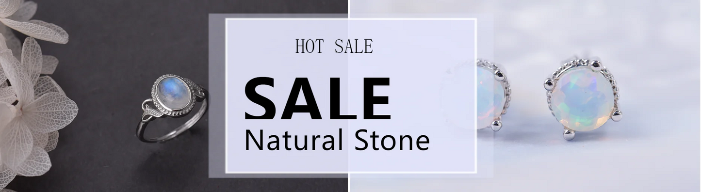 ITSMOS Natural Rainbow Moonstone Sterling Silver/Copper Pendant Necklace rectangle Energy Stone Jewelry for Women Girl Gift