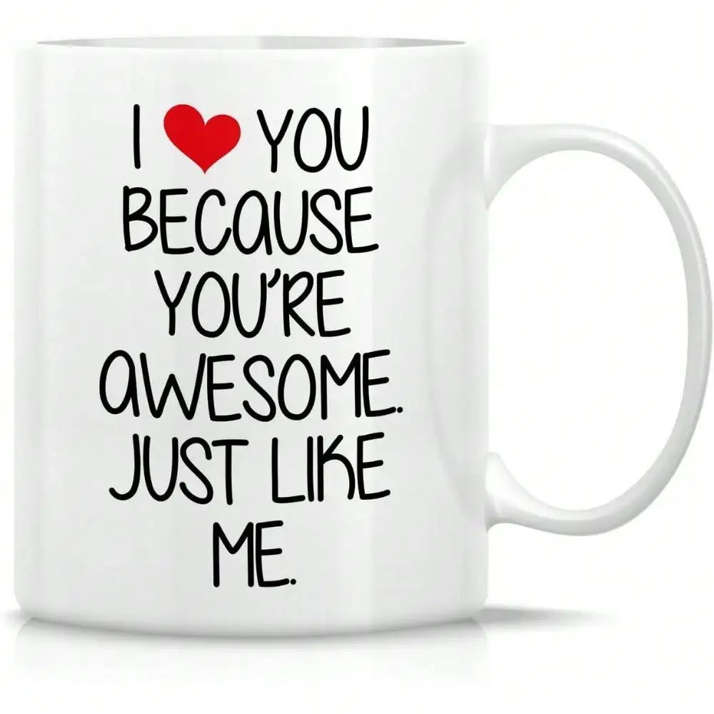 Fun Couples Mug, Girlfriend Mug, Boyfriend Mug, 11 oz Ceramic Coffee, Fun Birthday and Christmas Gift Inspiration