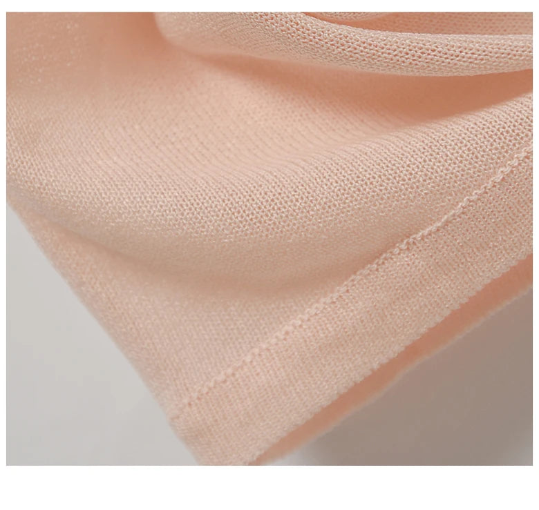 Ice Silk Sun Protection Cover Ups Women Long Sleeve Knitted Shawl Thin Summer Relax Cardigan Cape Outerwear Shirt Loose Freesize