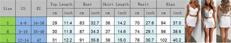 Hirigin Women 2 Piece Bodycon Mini Skirt Set Backless Tie Up Floral Lace Bustier Corset Top Match Wrap Mini Skirt Set