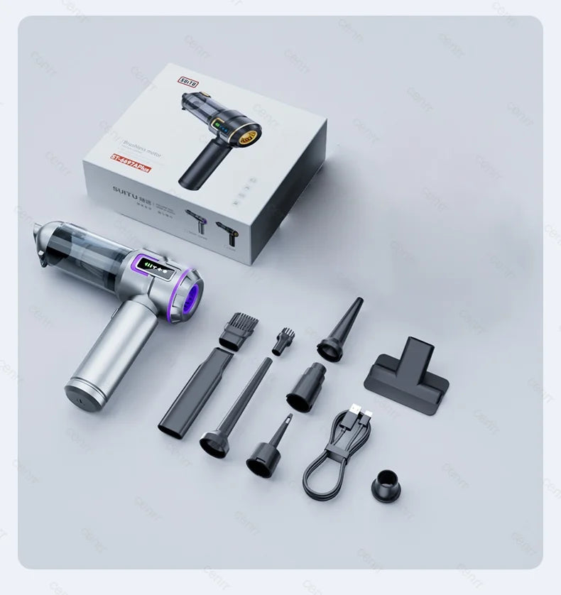 New Car Vacuum Cleaner 998000PA Mini Cordless Powerful for Home Handheld Blower Car Cleaner Portable Car Vacuum Cleaner