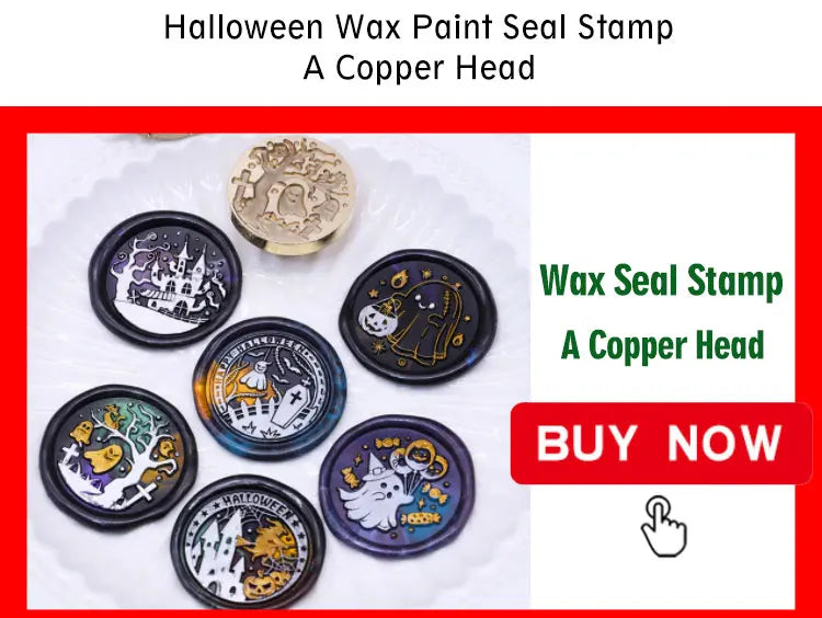 Wax Seal Stamp Halloween A Copper Head For Christmas Gift DIY Scrapbooking & Stamping Cards Envelopes Card Making Supplies